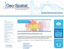 Tablet Screenshot of geo-spatial.co.uk